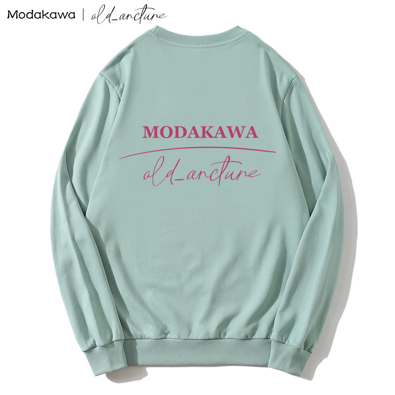 MODAKAWA X old_arcture ローズエンジェル パフュームボトル レタープリント ラウンドカラー スウェットシャツ - image 4