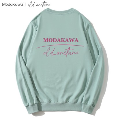 MODAKAWA X old_arcture ローズエンジェル パフュームボトル レタープリント ラウンドカラー スウェットシャツ - image 4