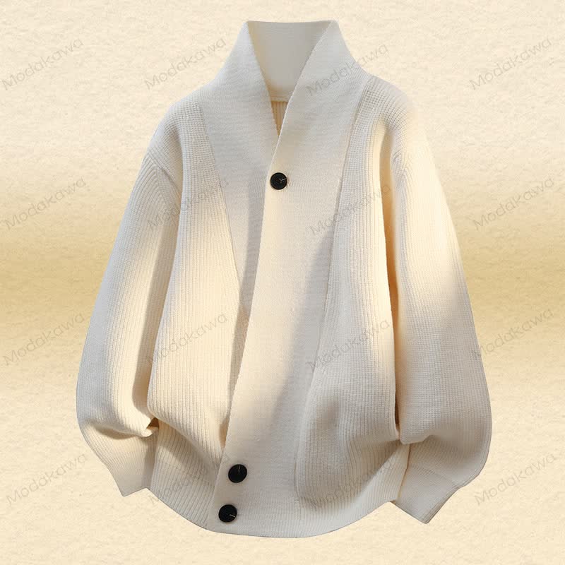 ニットカーディガン セーター コーデュロイパンツ ツーピース - アプリコットセーター - 4XL - image 8