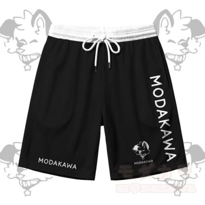 MODAKAWA × popipeko パピー柄 スポーツ ノースリーブ 速乾タンクトップ ショートパンツ セットアップ - 黒のショートパンツ - 5XL - image 8