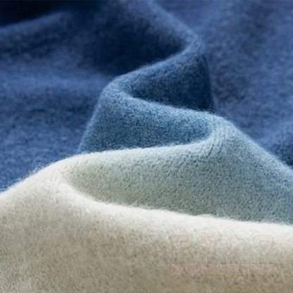 グラデーションニットセーター コーデュロイパンツ ツーピース - image 13