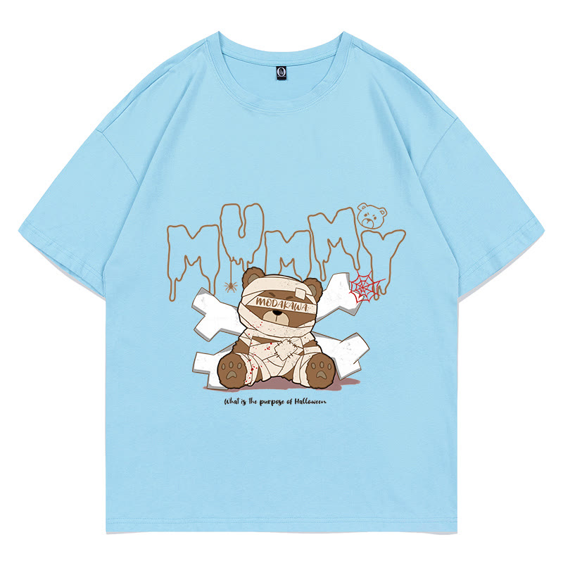 MODAKAWA ミイラベア グラフィックTシャツ - Blue - 5XL - image 3