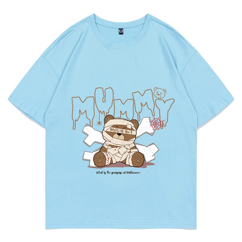 MODAKAWA ミイラベア グラフィックTシャツ - Blue - 5XL - image 3