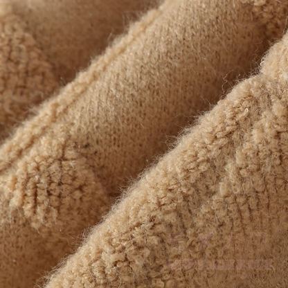 フェイクレイヤードニットセーター コーデュロイパンツ ツーピース - image 11