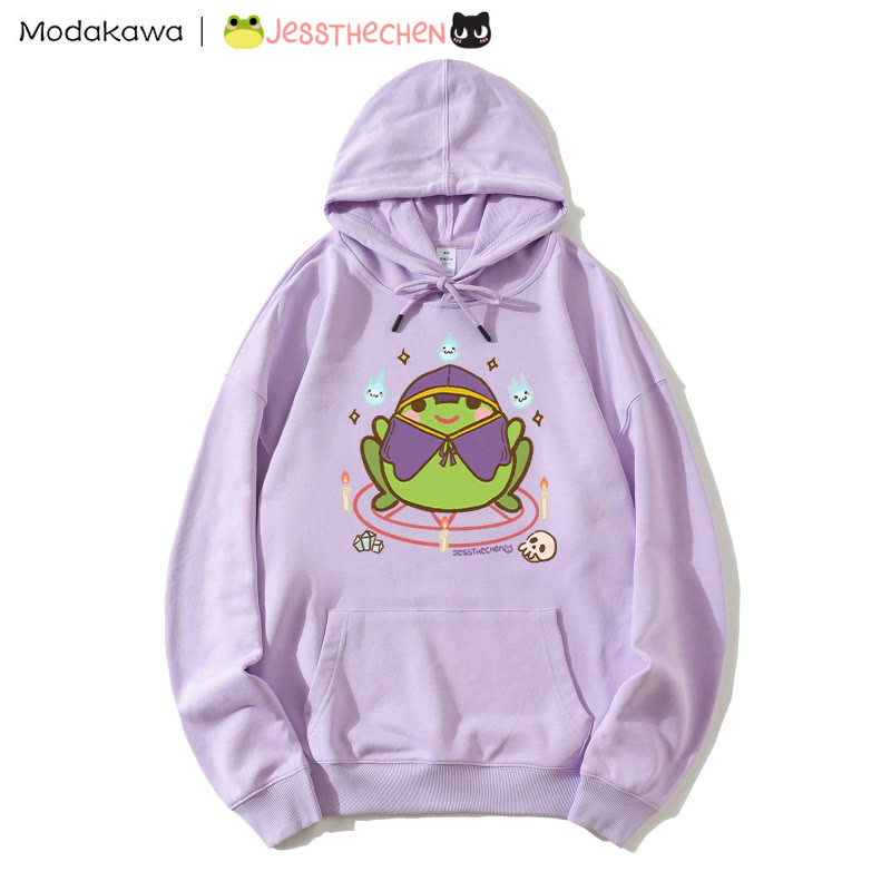 ウィザードフロッググラフィックパーカー - Purple - 5XL - image 4