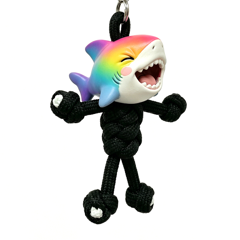 レインボーシャークのキーホルダー 誕生日プレゼント - Rainbow B - image 2