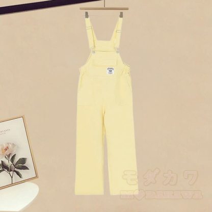 グラデーションフーディーデニムオーバーオールマッチングアウトフィット - オーバーオール（シングル） - 3XL - image 6