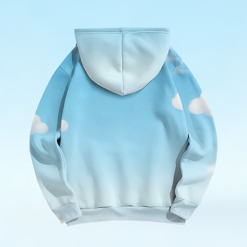 カピバラの花柄グラフィックModakawaプルオーバーパーカー - image 2