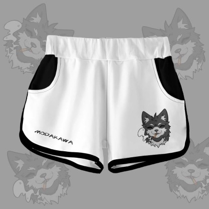 MODAKAWA グラデーションスモーキングパピーグラフィックショーツ - White - 5XL - image 4