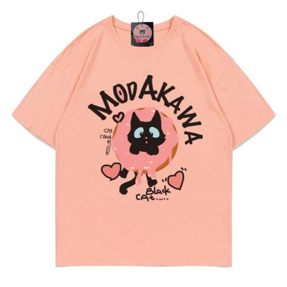 ドーナツキティレタープリントModakawaTシャツ - Peach - 5XL - image 3