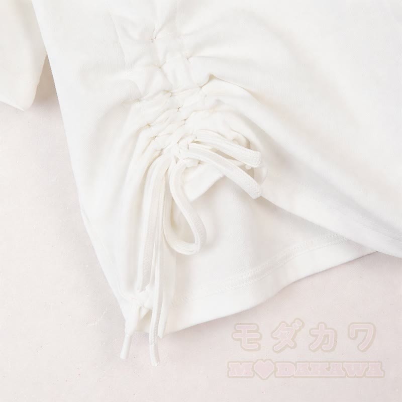 クマのポロカラードローストリングシャツスカートマッチング衣装 - image 4