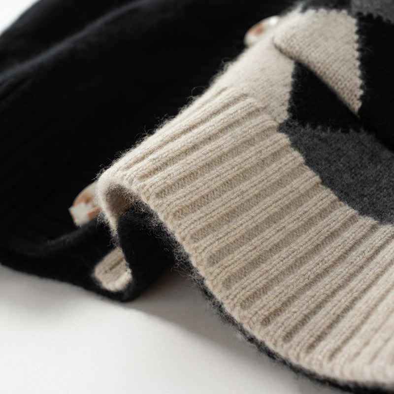 ロンバスプリントカーディガンセーター 長袖Tシャツ カジュアルパンツ マッチングコーデ - image 9