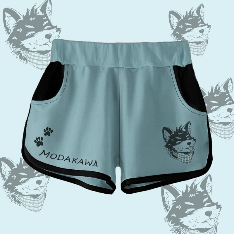 MODAKAWA グラデーションタンアウト コーダ グラフィックショーツ - Teal - 5XL - image 2