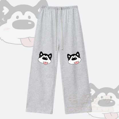 MODAKAWA タンアウトドッググラフィックドローストリングパンツ - グレー - XL - image 4