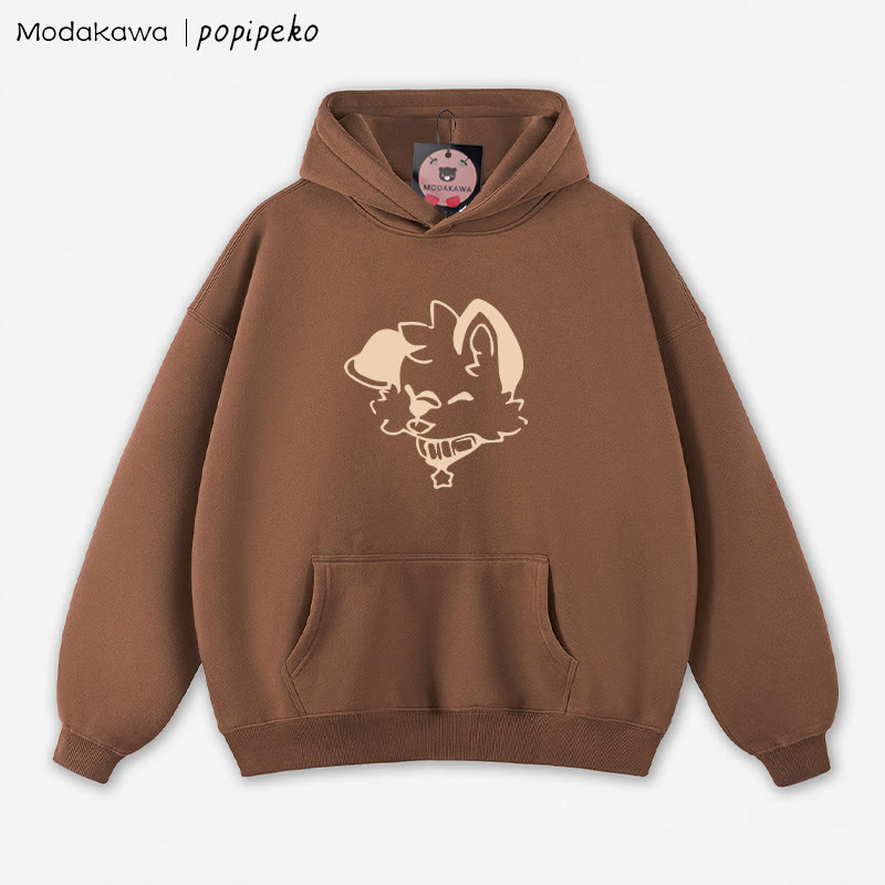 MODAKAWA × popipeko パピープリント ルーズパーカー - Brown - 5XL - image 7