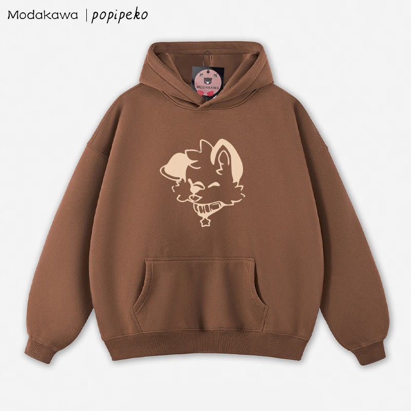 MODAKAWA × popipeko パピープリント ルーズパーカー - Brown - 5XL - image 7