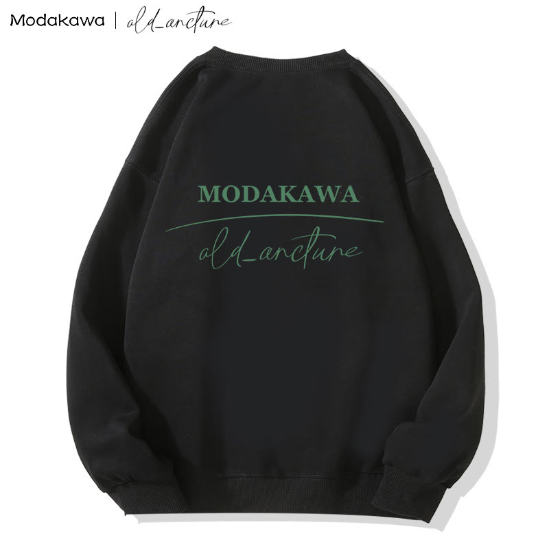 MODAKAWA X old_arcture ローズエンジェル パフュームボトル レタープリント ラウンドカラー スウェットシャツ - image 6