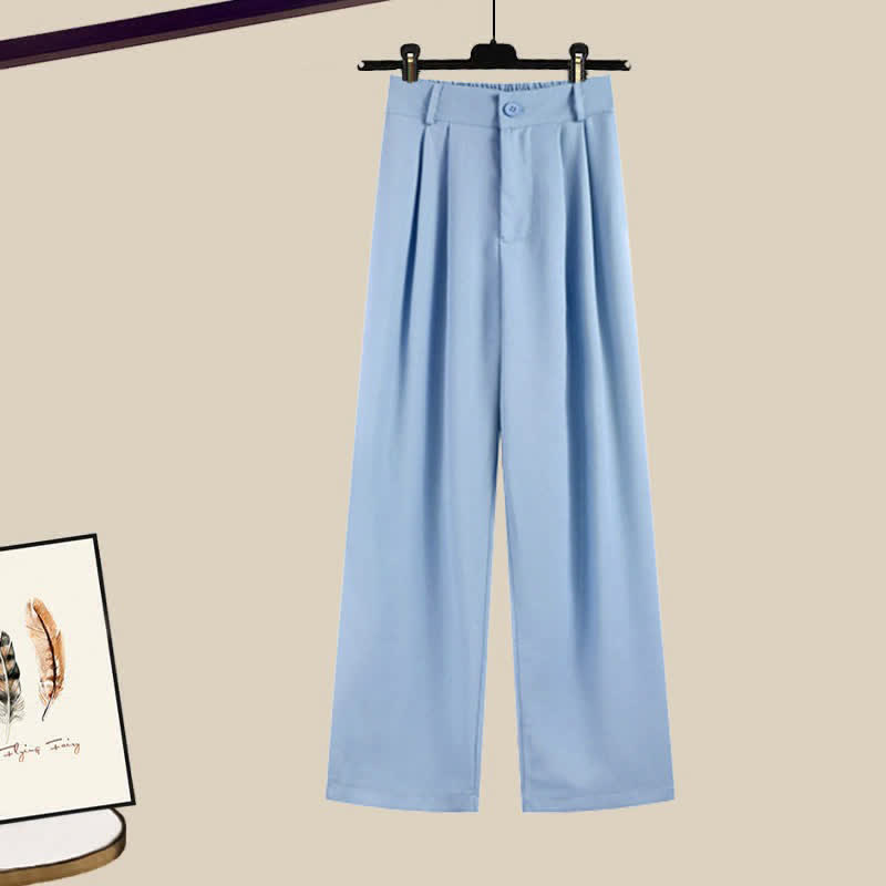 文字刺繍カーディガン、セーター、ラペルシャツ、デニムパンツのマッチング衣装 - Pants D - XL - image 10