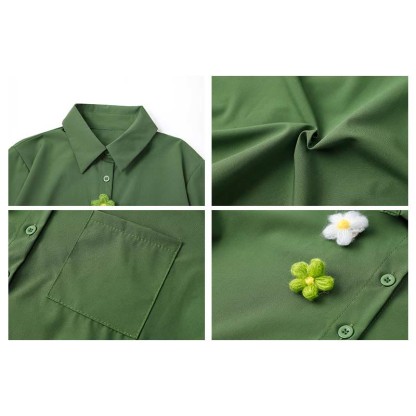 ボウノットバタフライチュールクロップトップTシャツフィッシュテールデニムスカート2ピースセット - image 16