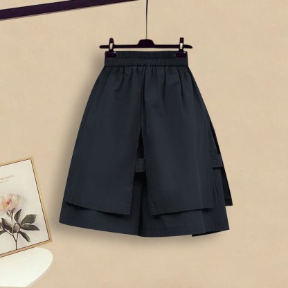 ヴィンテージバックルタッセルトップとルーズショーツの2ピースセット - image 5