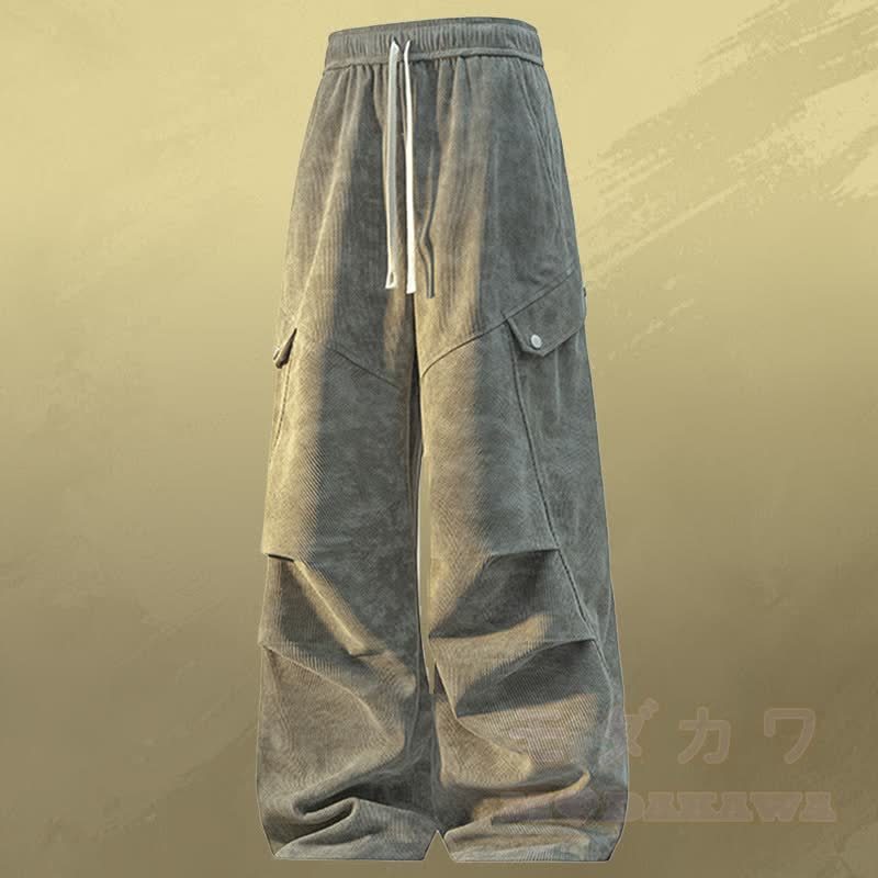 タイダイニットセーターカーゴパンツツーピース - グリーンパンツ - 3XL - image 10