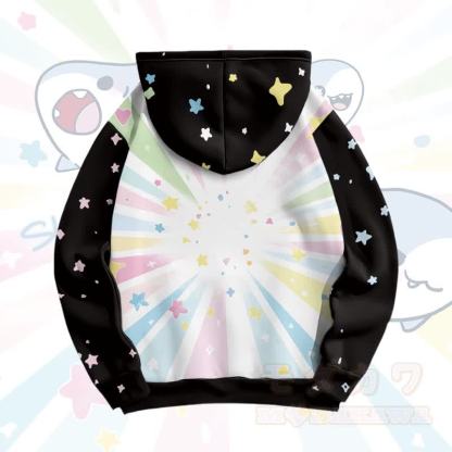 MODAKAWA おもしろサメグラフィック オールオーバープリント プルオーバーパーカー - image 4