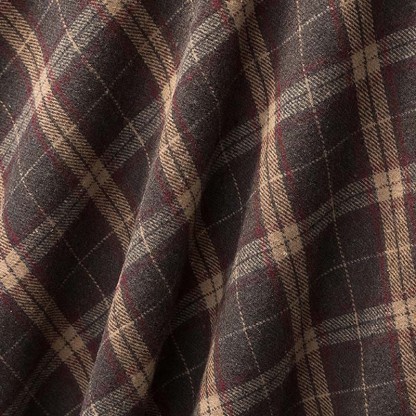 ベルト付きニットセータードレス、テクスチャードセーター、チェック柄スカートのマッチングアウトフィット - image 6