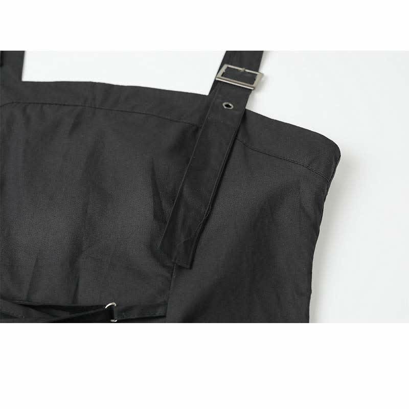 クロスニットセーター レースアップ イレギュラーフリル スリップドレス マッチングアウトフィット - image 9