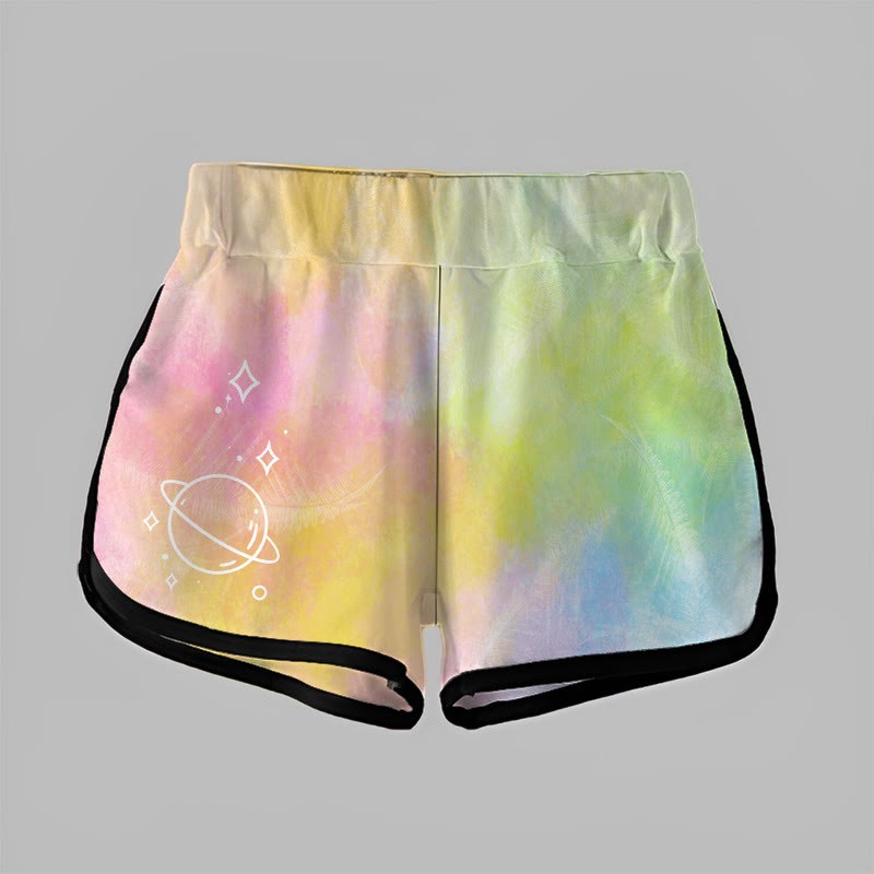  グラデーションプラネットプリントModakawaショーツ - image 3