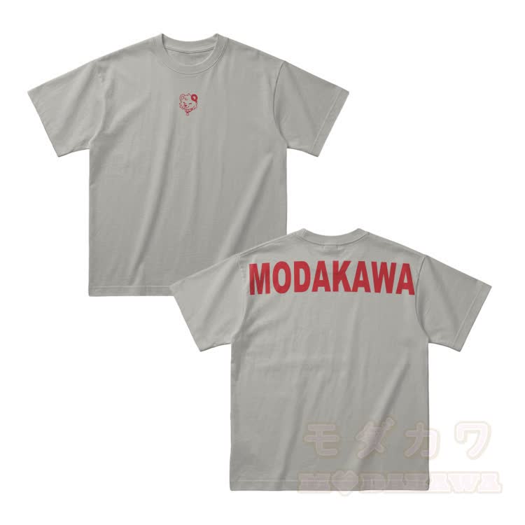 ベアグラフィックModakawaオーバーサイズ綿ドロップショルダー Tシャツ - グレー - 4XL - image 6