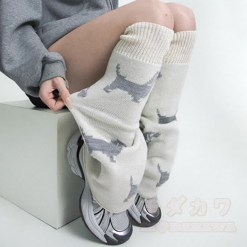 パピーニットリバーシブルレッグウォーマー - image 6