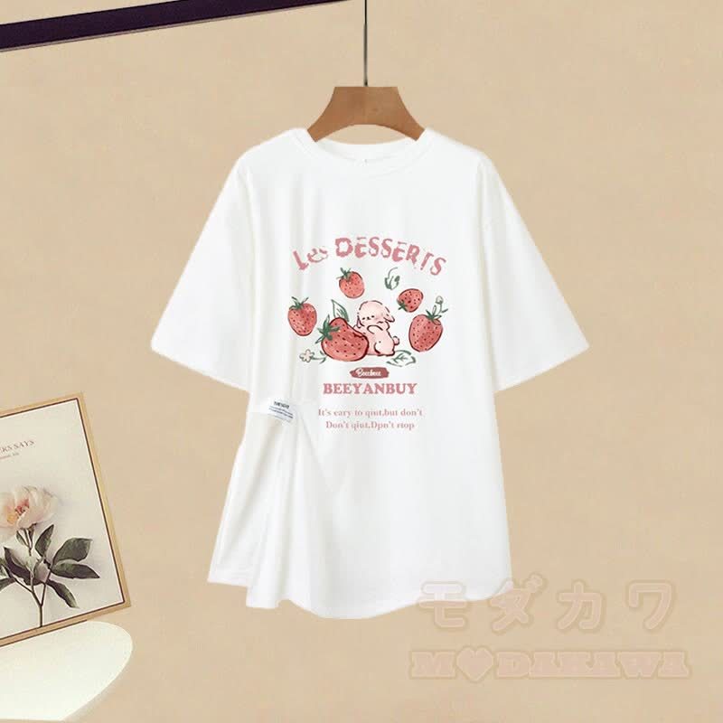 イレギュラーTシャツスリップドレスマッチングアウトフィット - image 2