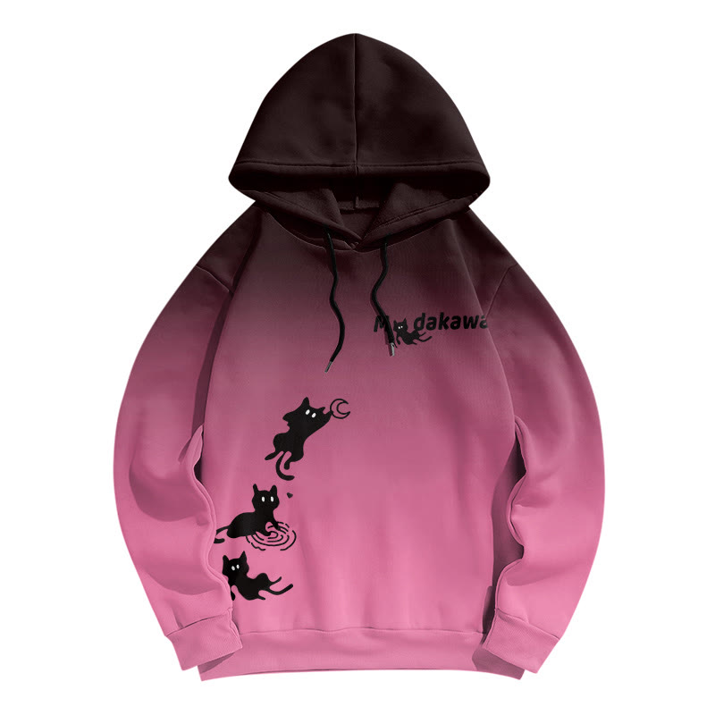 Modakawaキティプリント ルーズパーカー - Purple - 8XL - image 3