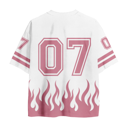 彼は私をファーストフィッシュナンバーグラフィックヴィンテージメッシュジャージTシャツに呼んだ - image 3