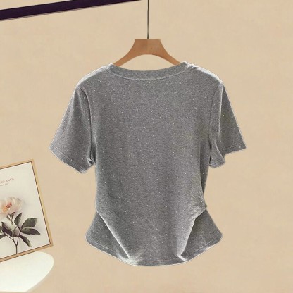 Irregular T-shirt Plaid Skirt Matching Outfit - image 7