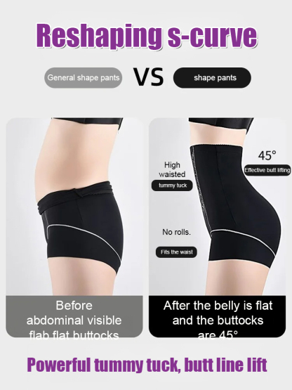 High-waisted, lightweight, body-slimming, hip-lifting, seamless tummy-control pants