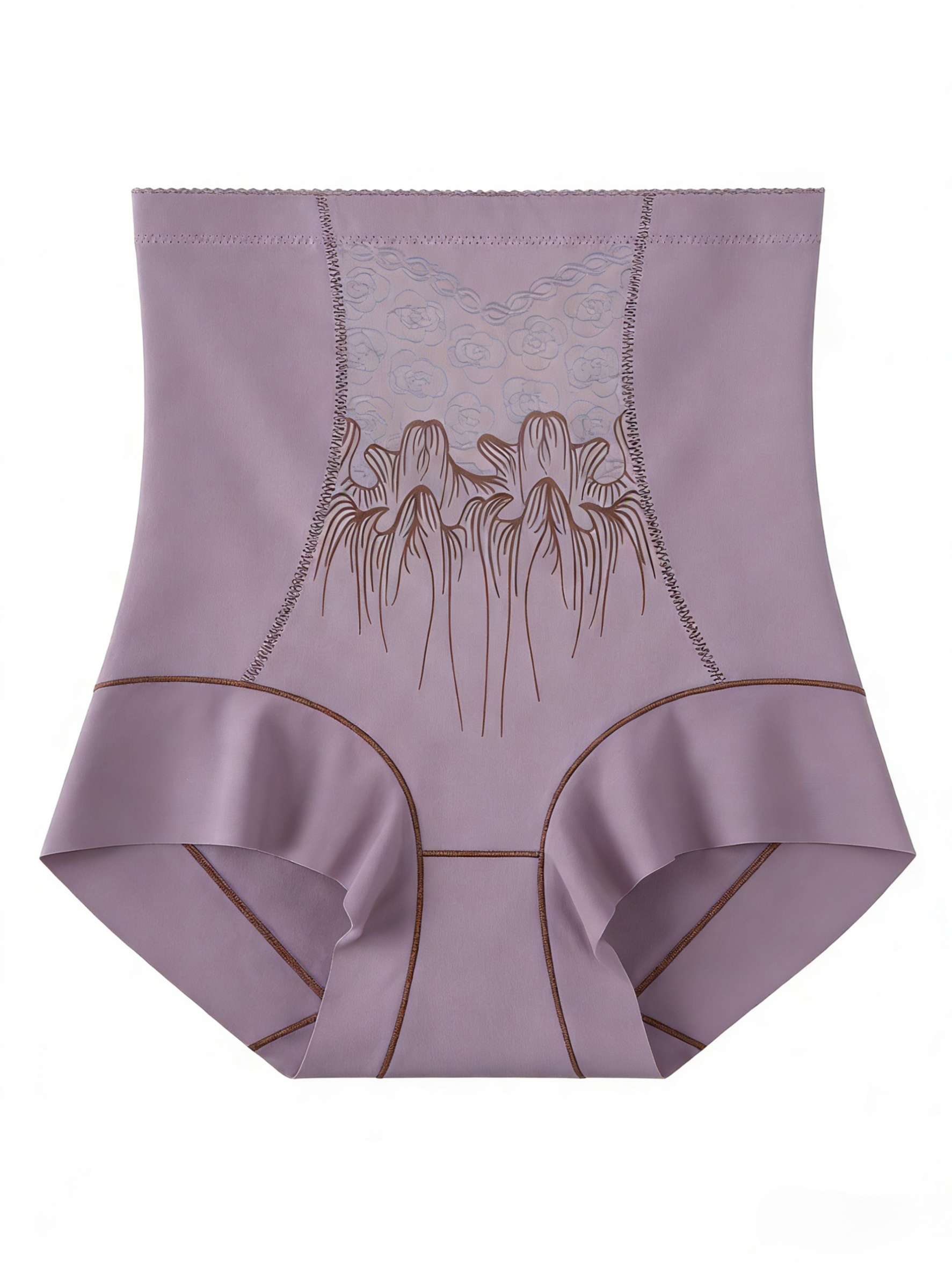 High-waisted, lightweight, body-slimming, hip-lifting, seamless tummy-control pants