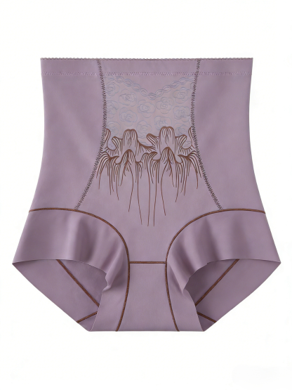 High-waisted, lightweight, body-slimming, hip-lifting, seamless tummy-control pants