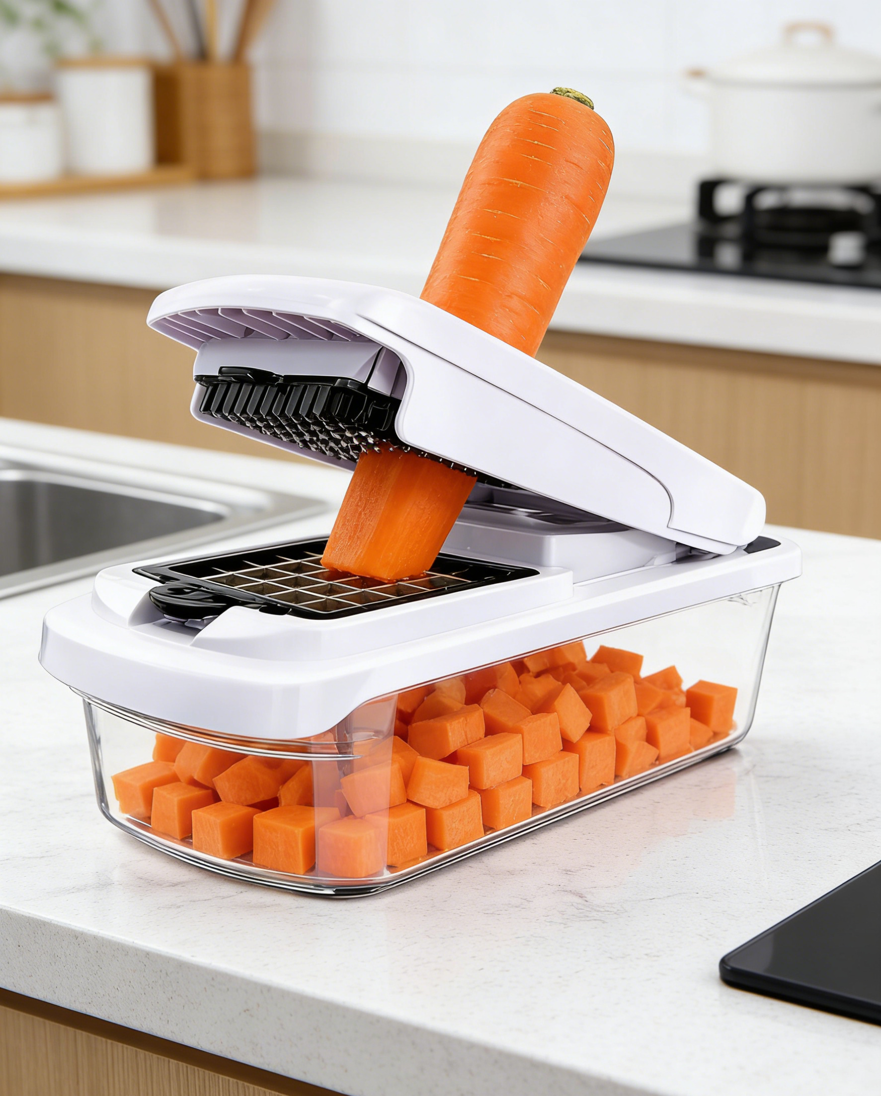 Multifunctional vegetable cutter