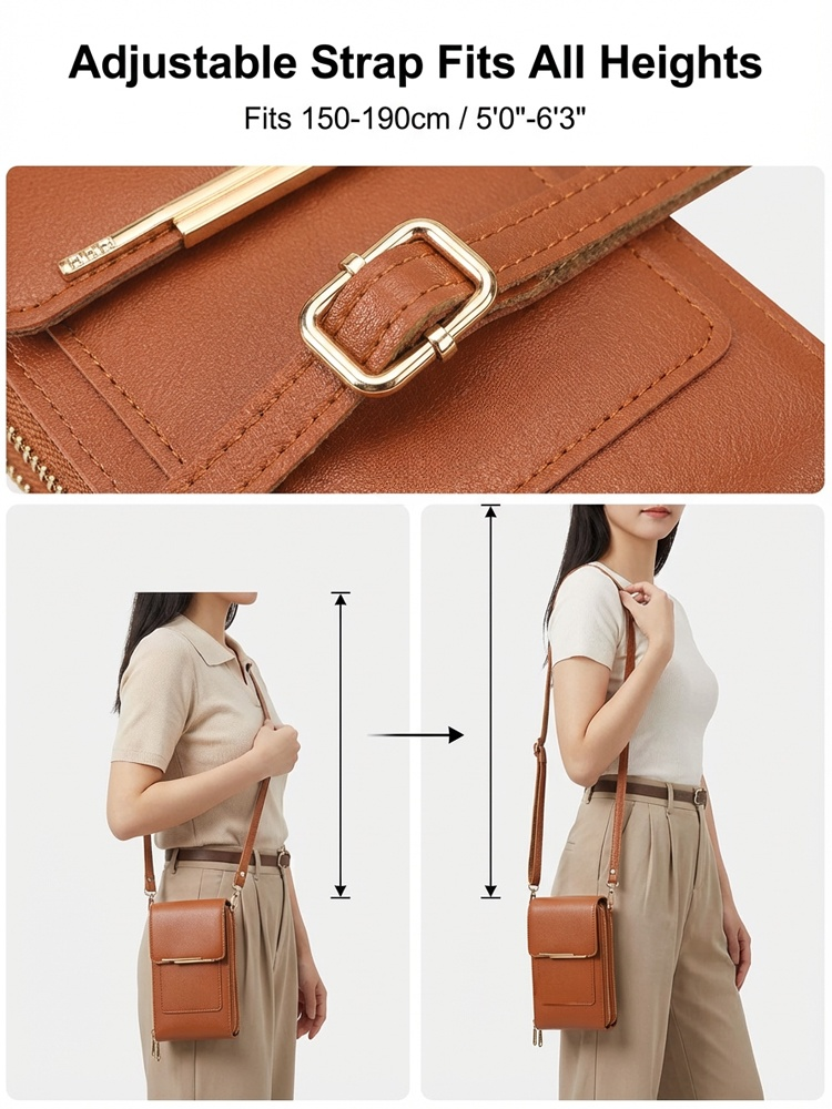 Multi-Functional Touchscreen Zipper Pouch