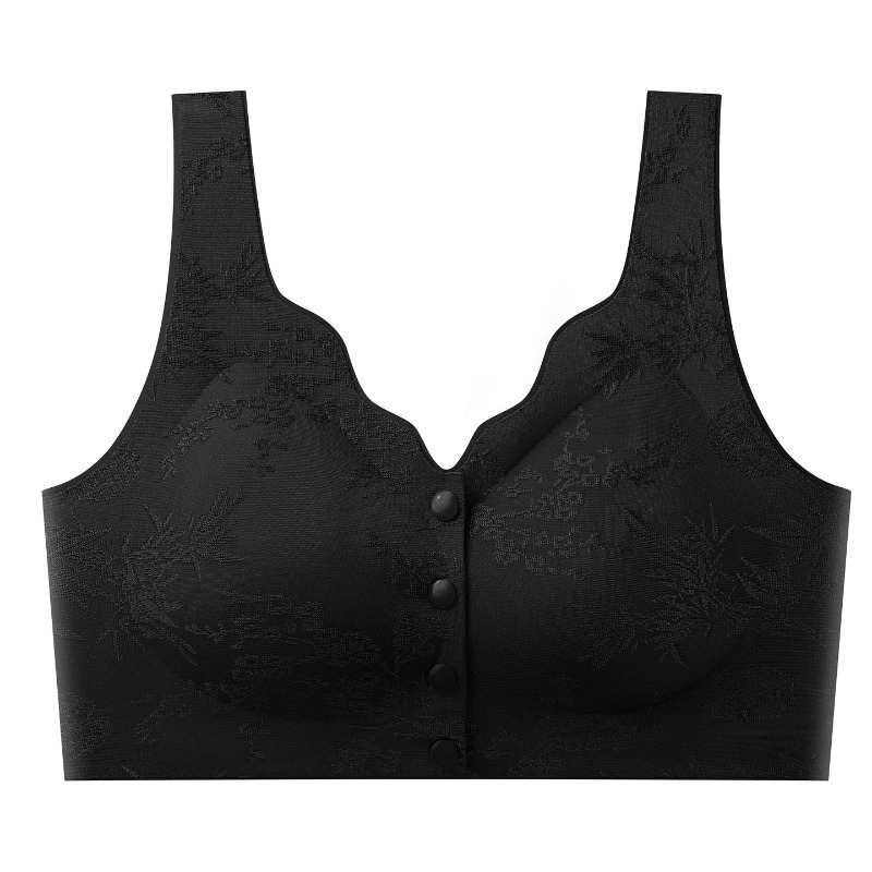 Save sagging and outward expansion: Thin, comfortable, zero-gravity front-closure bra