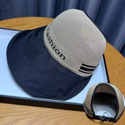[Can hang a mask] Hepburn wind quick-drying breathable sun hat