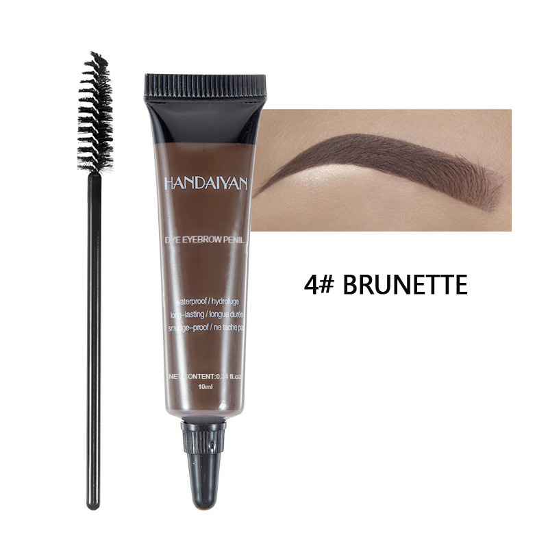 Long-lasting waterproof and smudge-proof liquid eyebrow tint
