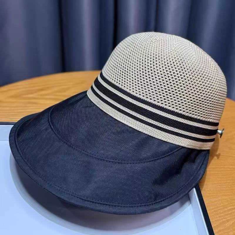 [Can hang a mask] Hepburn wind quick-drying breathable sun hat