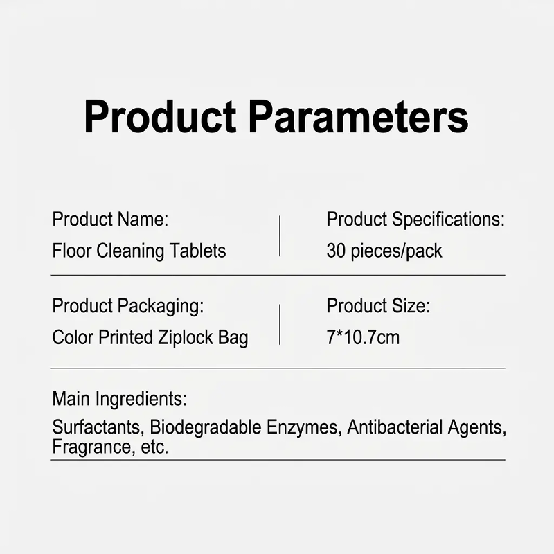 Powerful Stain and Scale Removal Multi-Effect Floor Cleaning Sheets