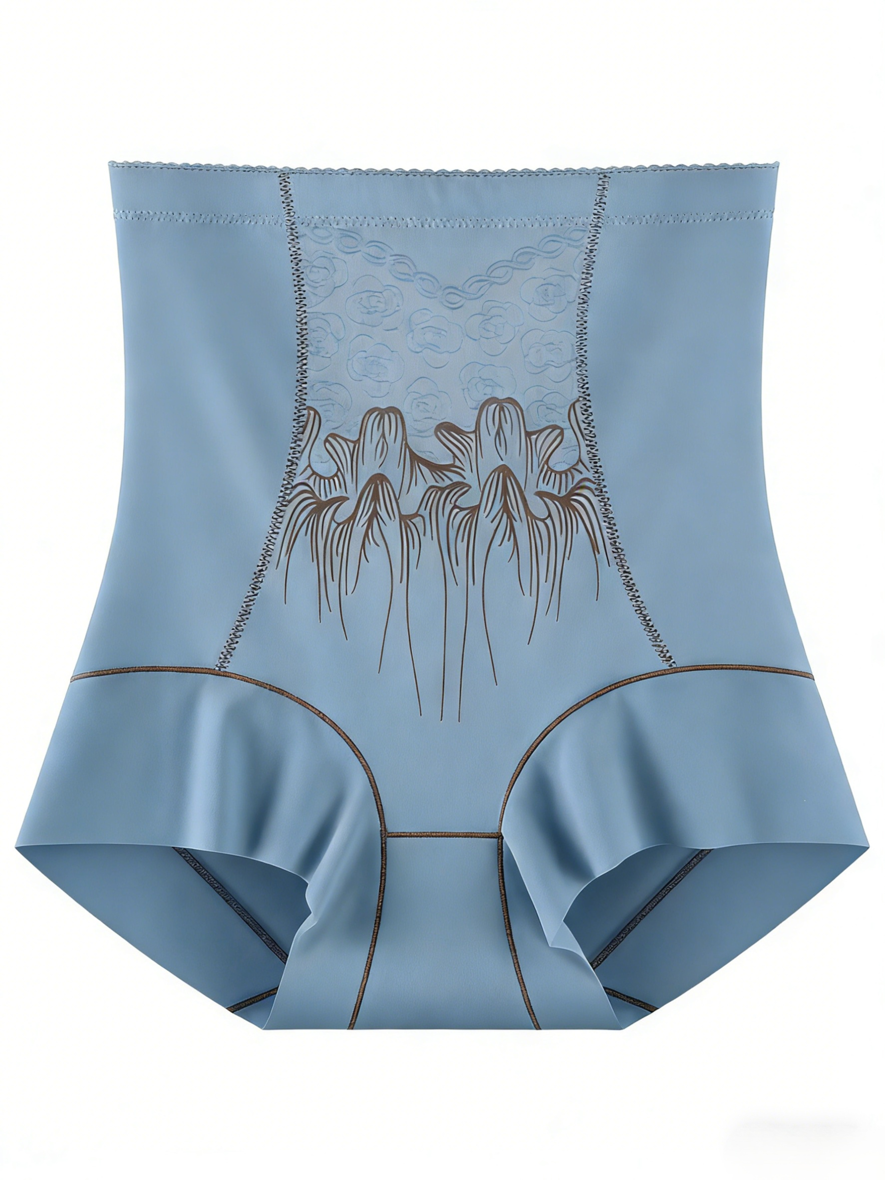 High-waisted, lightweight, body-slimming, hip-lifting, seamless tummy-control pants