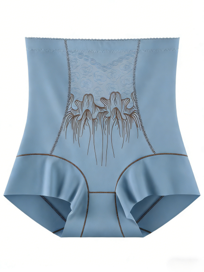 High-waisted, lightweight, body-slimming, hip-lifting, seamless tummy-control pants