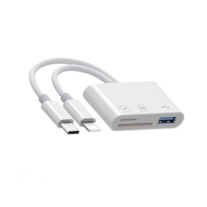 Say goodbye to memory anxiety -3-in-1 dual line card reader