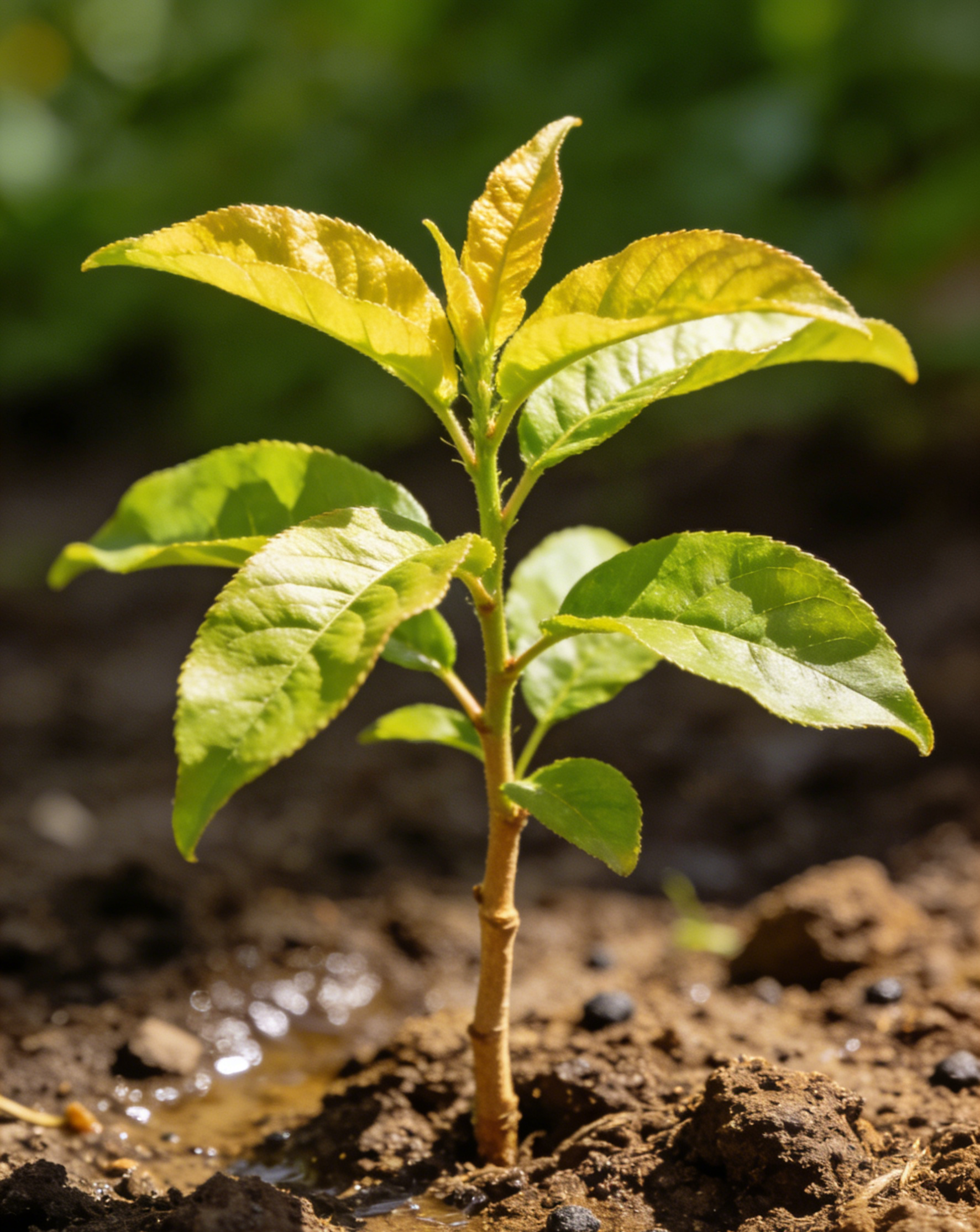 [Bearing Fruit in 3 Months] Extra Large Golden Peach Saplings
