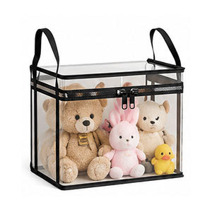 Transparent large-capacity waterproof and moisture-proof clothing storage bag